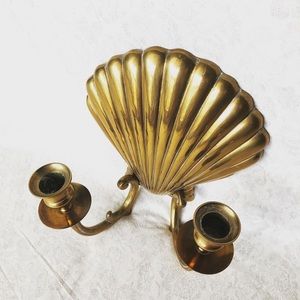 Accents - Solid Brass Shell Sconce Accents - Solid Brass Shell Sconce